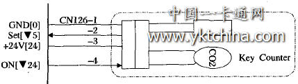 钥匙计数器接口电路图