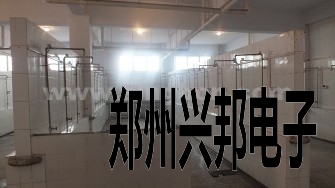 郏县第一高中学生浴室IC卡水控系统安装现场